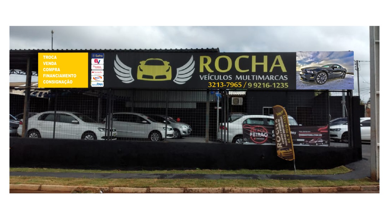 Logotipo da Rocha Veículos Multimarcas em Rio Verde - GO
