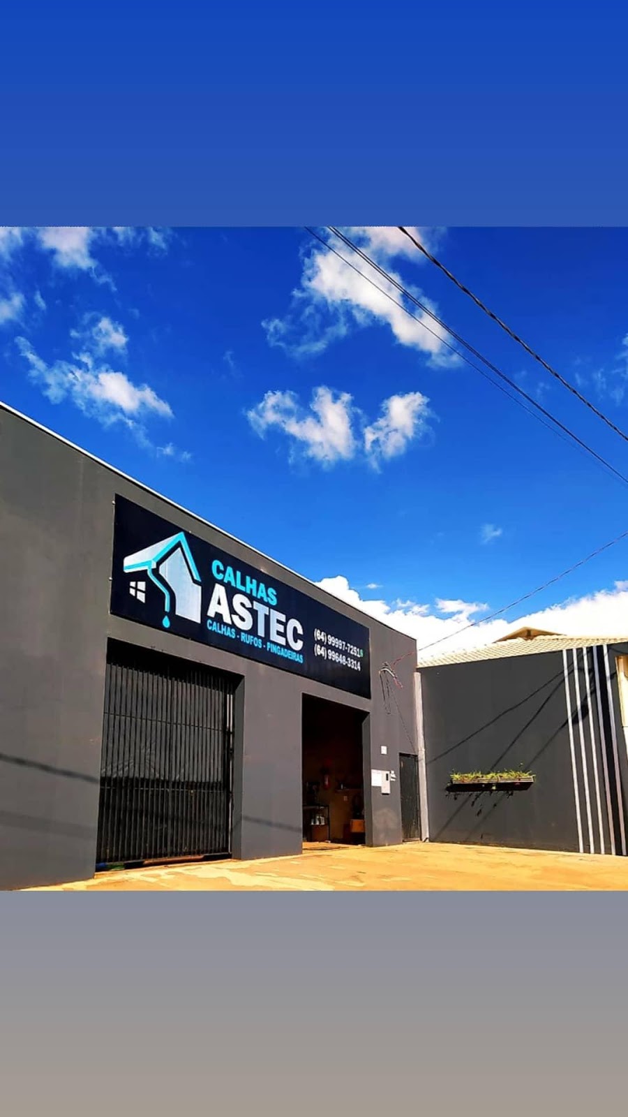 Logotipo da Calhas ASTEC em Rio Verde - GO