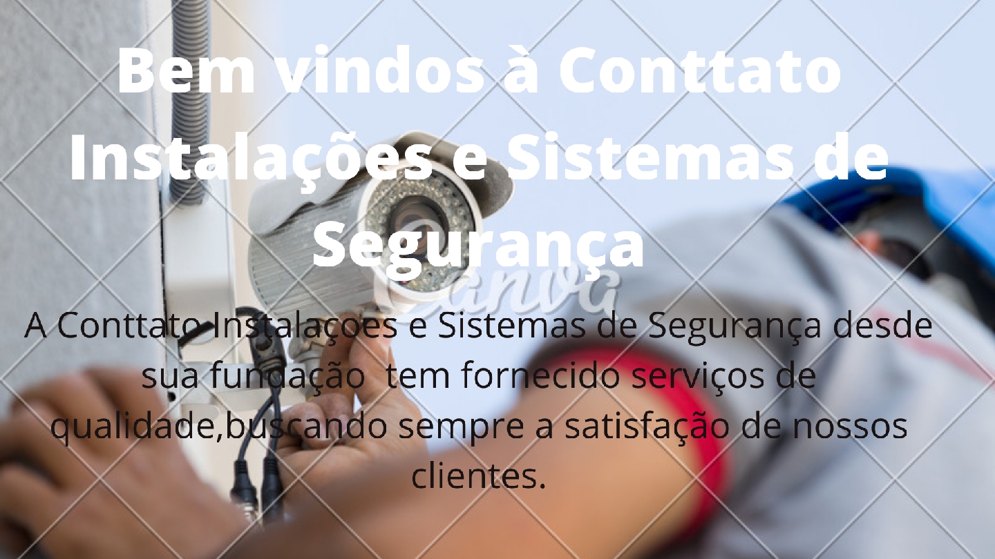Logotipo da Conttato Instalações e Sistemas de Segurança-motor de portão em Rio Verde - GO