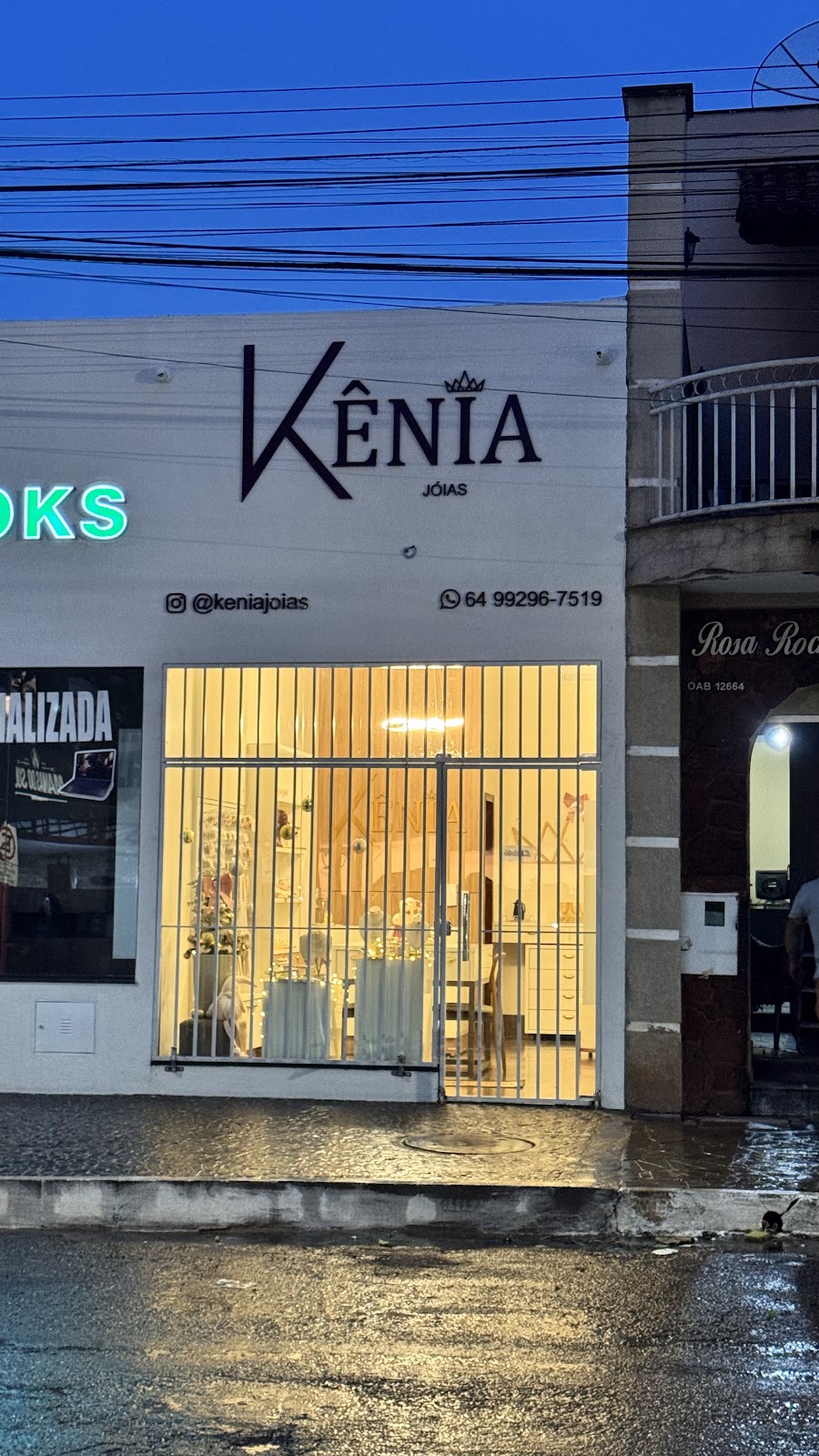 Logotipo da Kênia Jóias em Rio Verde - GO
