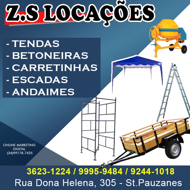Logotipo da Z.S Locações em Rio Verde - GO
