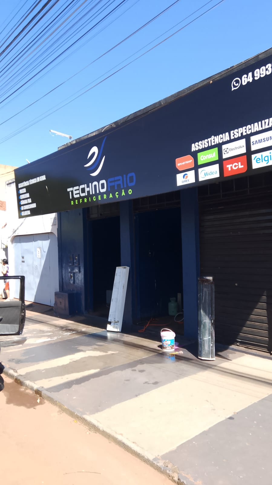 Logotipo da Technofrio Refrigeração: Ar-Condicionado e Câmaras Frias em Rio Verde - GO