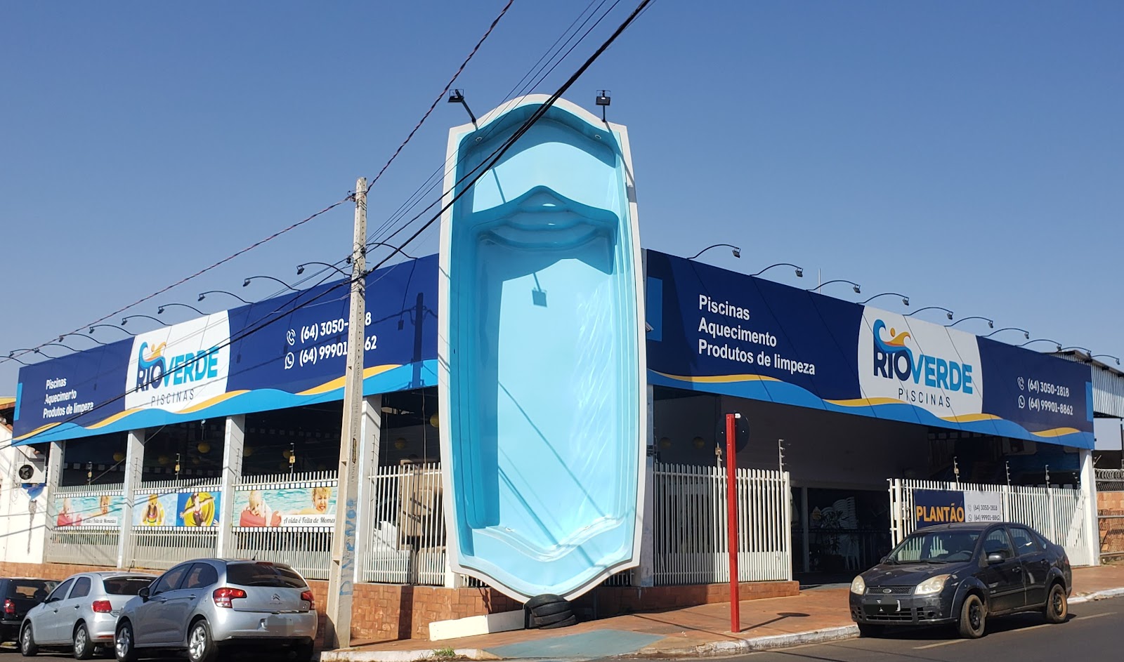 Logotipo da Rio Verde Piscinas em Rio Verde - GO