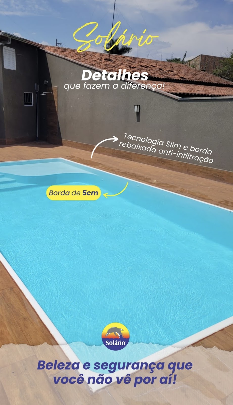 Logotipo da Solário Piscinas em Rio Verde - GO