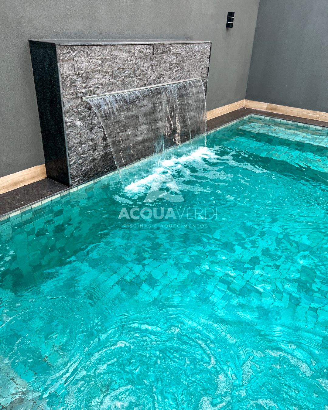 Logotipo da Acqua Verdi Piscinas em Rio Verde - GO