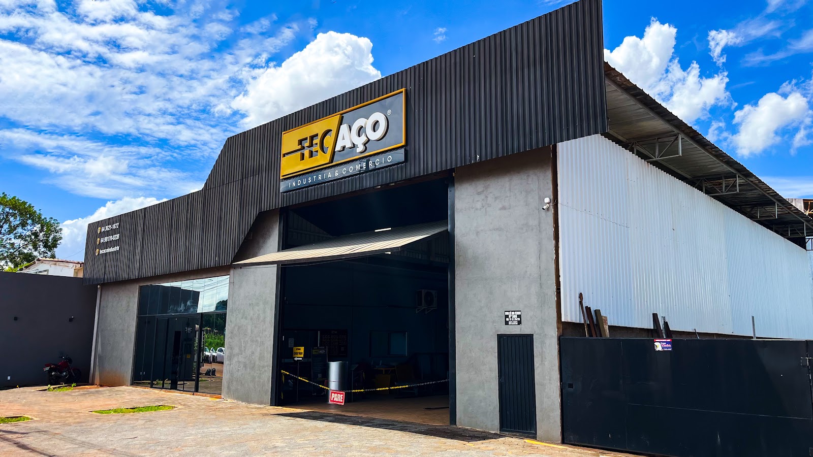 Logotipo da Tec Aço Industria e Comercio em Rio Verde - GO