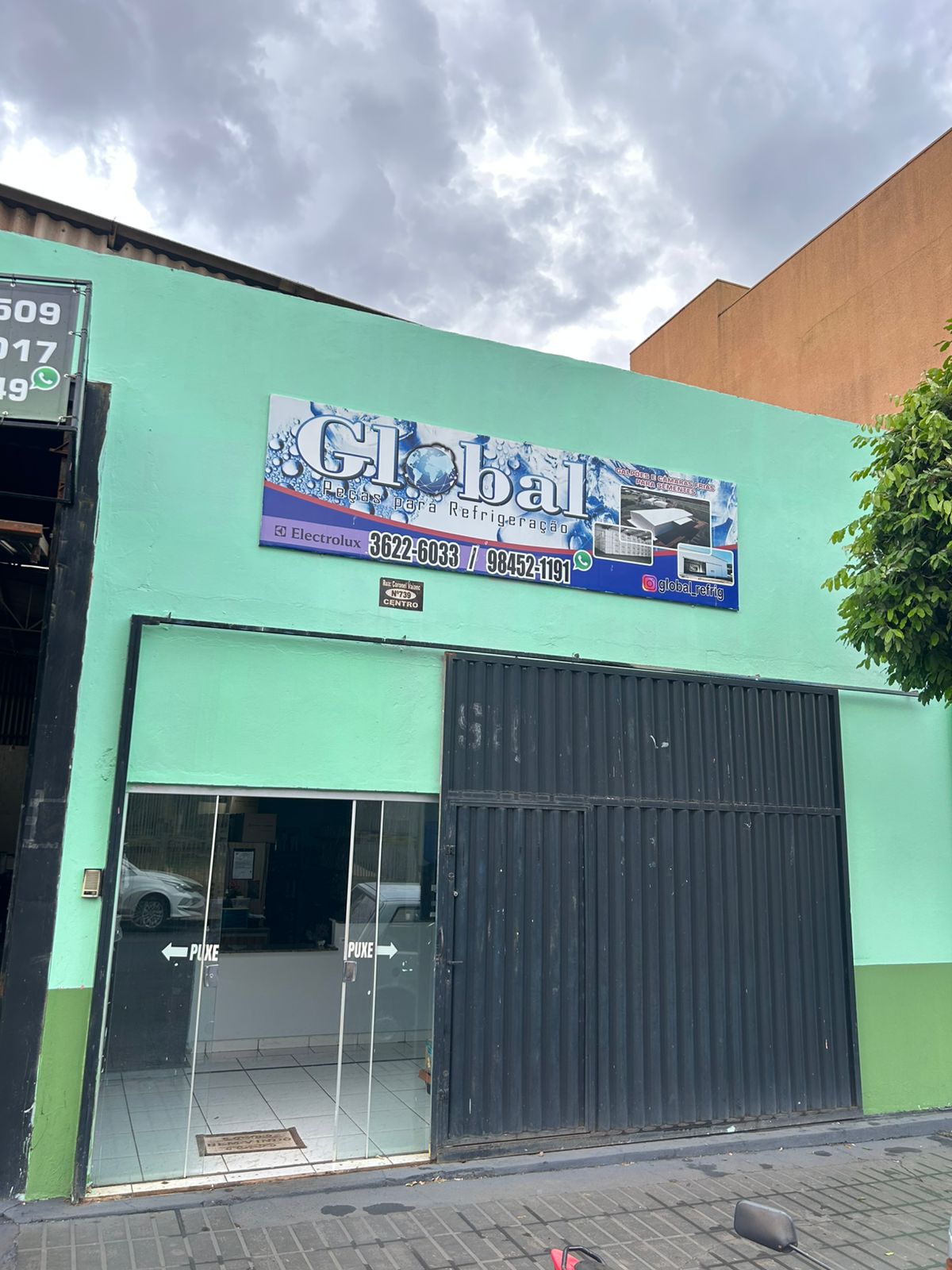 Logotipo da Global Peças em Rio Verde - GO
