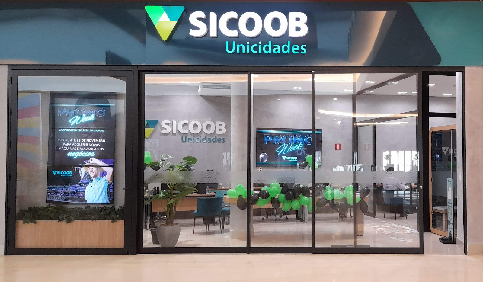 Logotipo da Sicoob Unicidades - Buriti Shopping em Rio Verde - GO