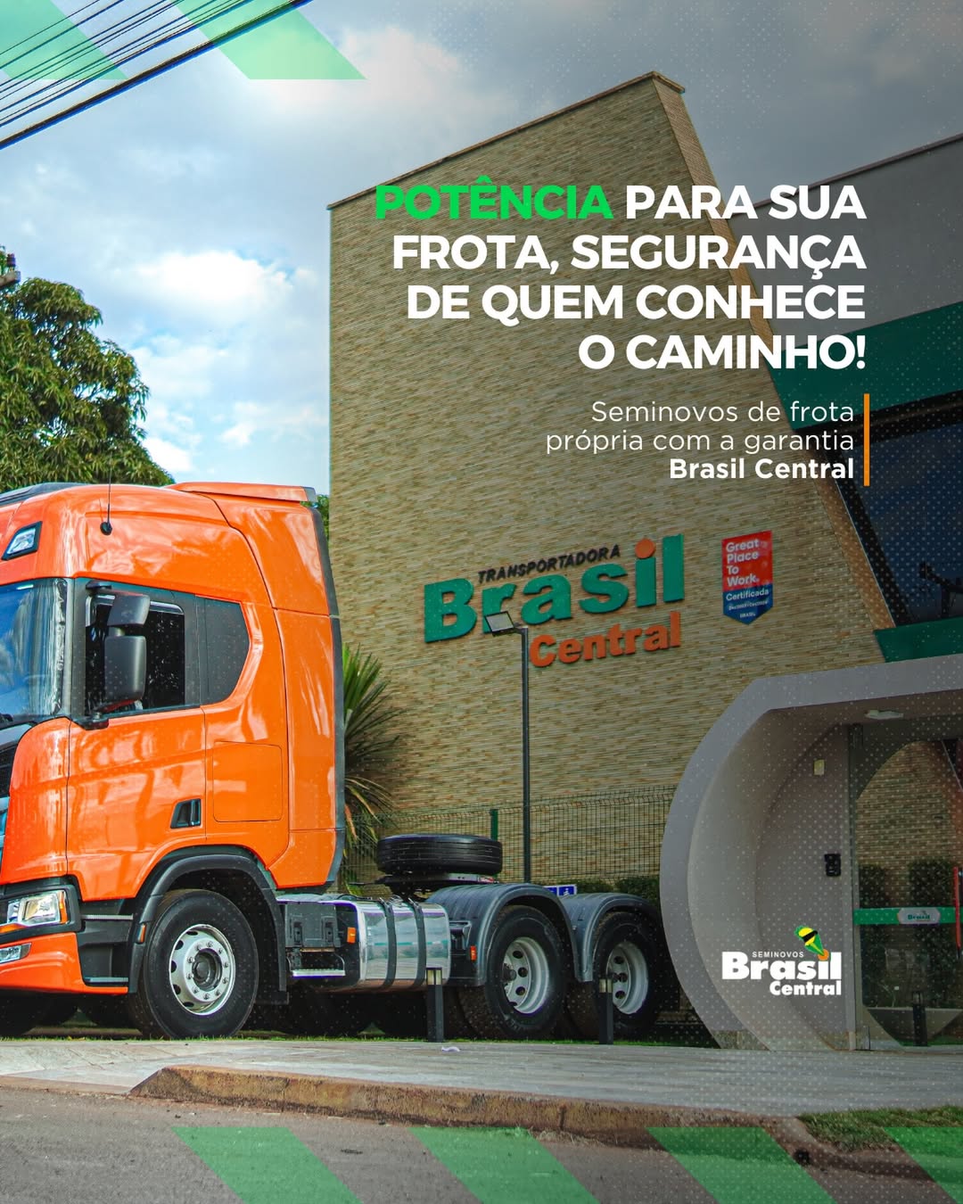 Logotipo da Brasil Central Seminovos em Rio Verde - GO