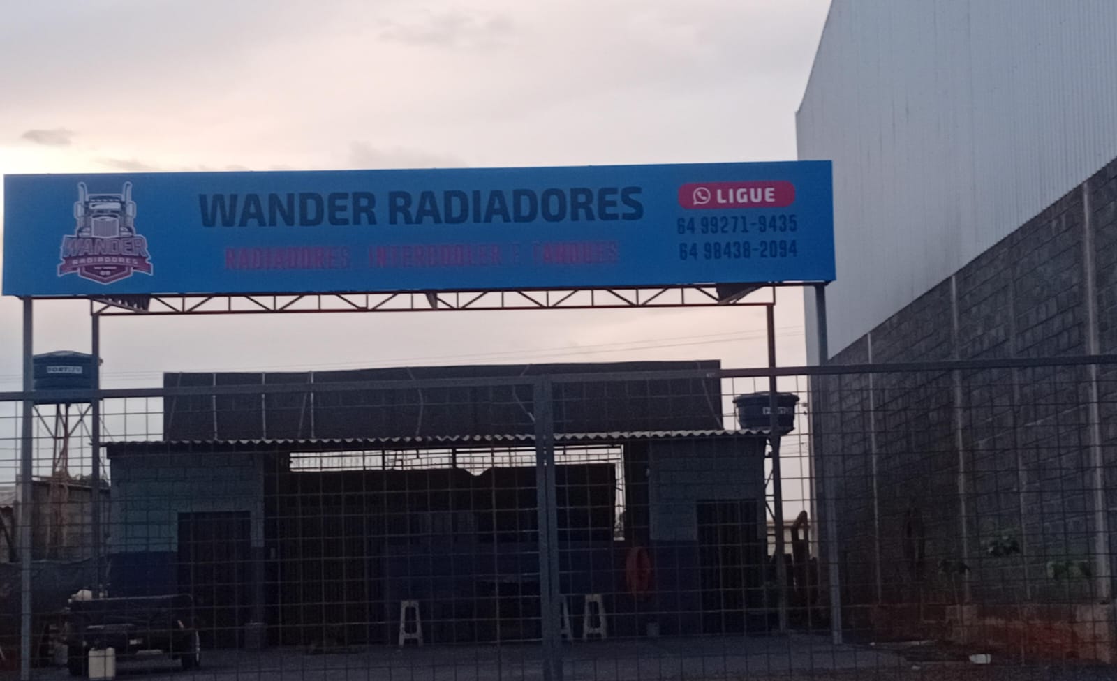 Logotipo da Wander radiadores e intercoolers em Rio Verde - GO
