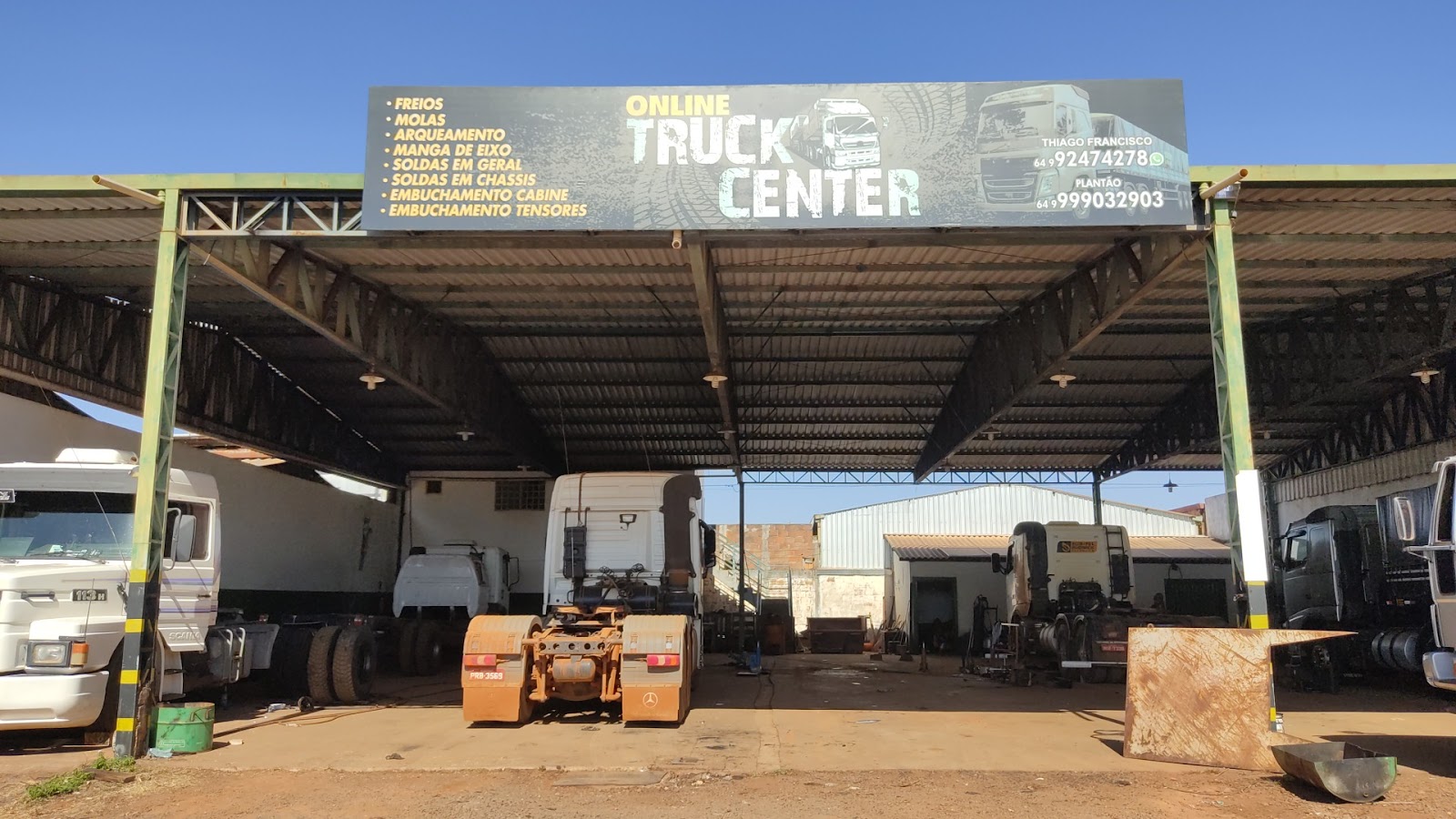Logotipo da Online truck Center _Posto de molas em Rio Verde - GO