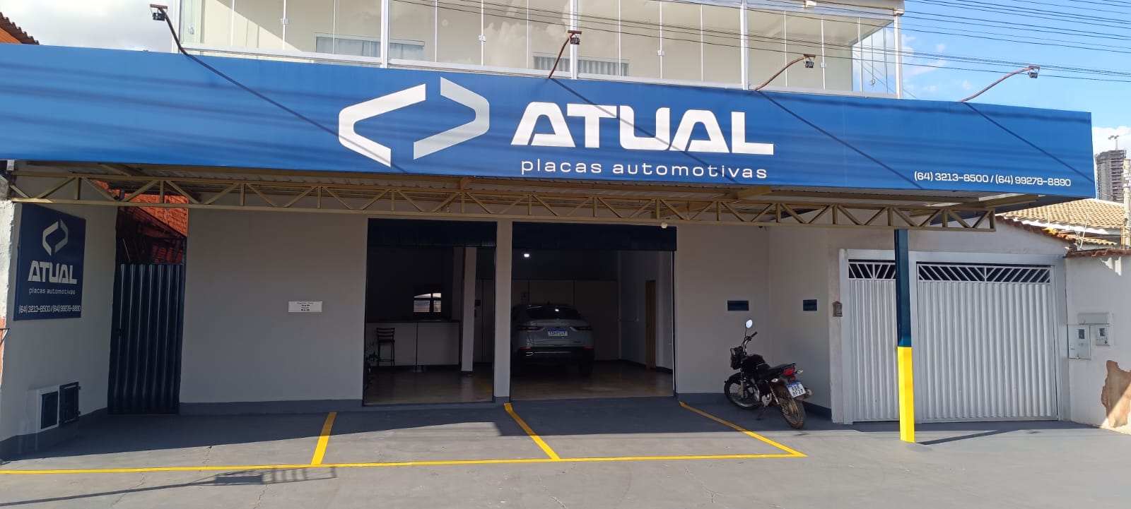 Logotipo da Atual Placas Automotivas em Rio Verde - GO