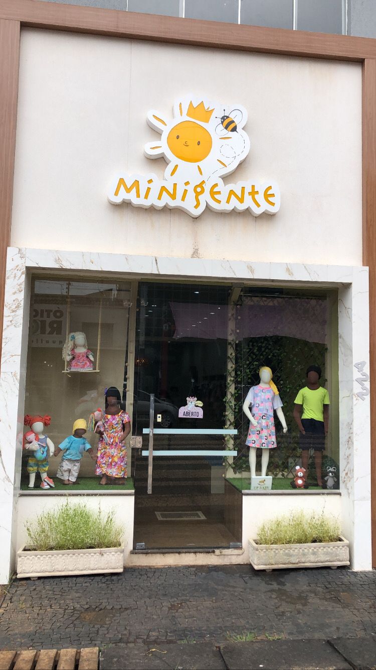 Logotipo da MiniGente Store | Moda Infantil em Rio Verde - GO