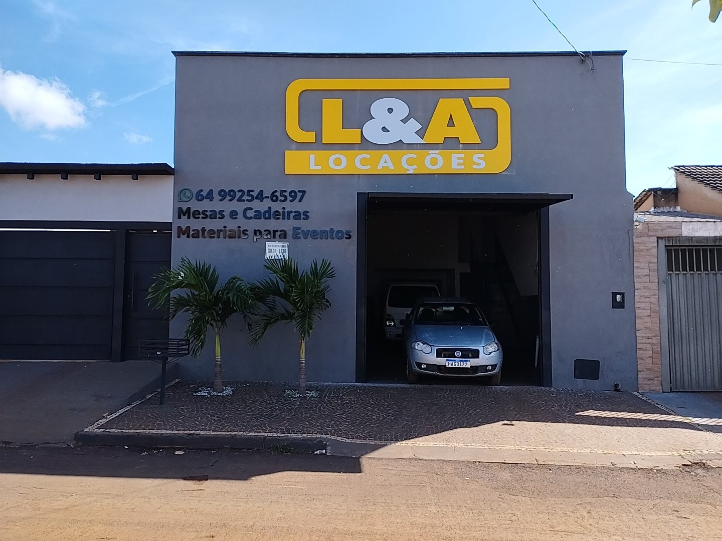 Logotipo da l&A locaçoes em Rio Verde - GO