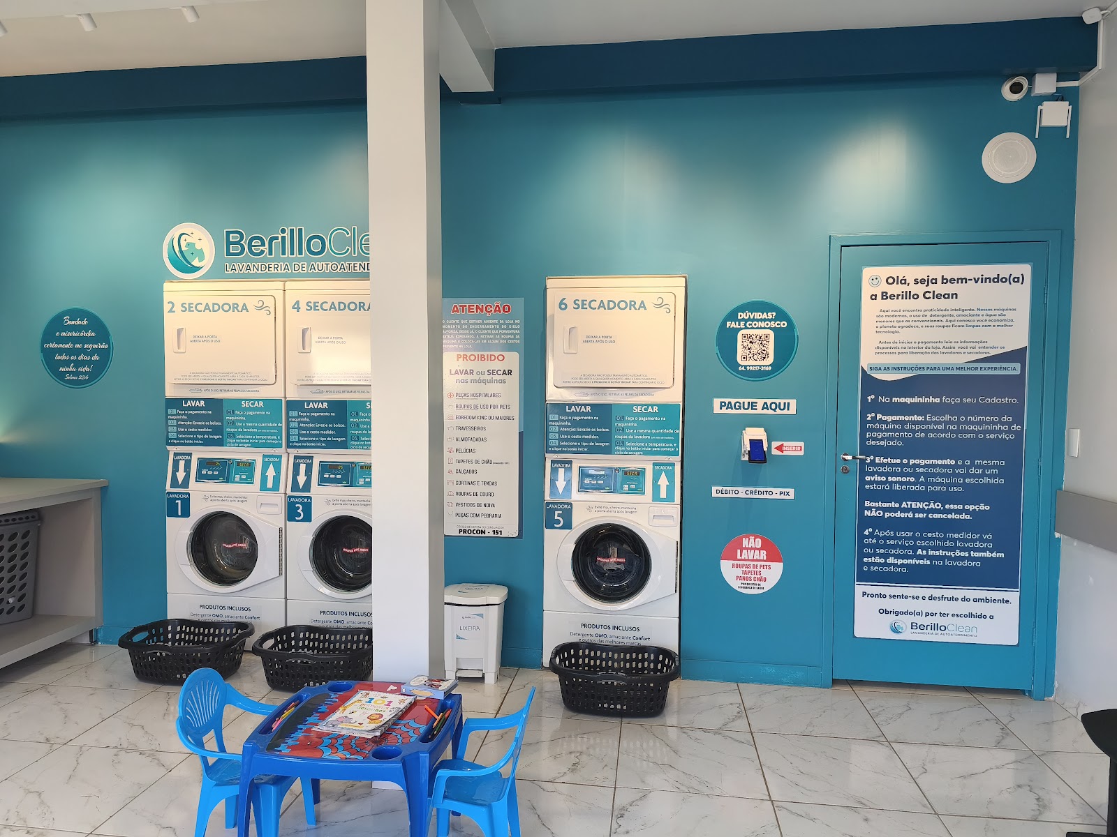 Logotipo da Lavanderia Berillo Clean Parque Bandeirantes em Rio Verde - GO
