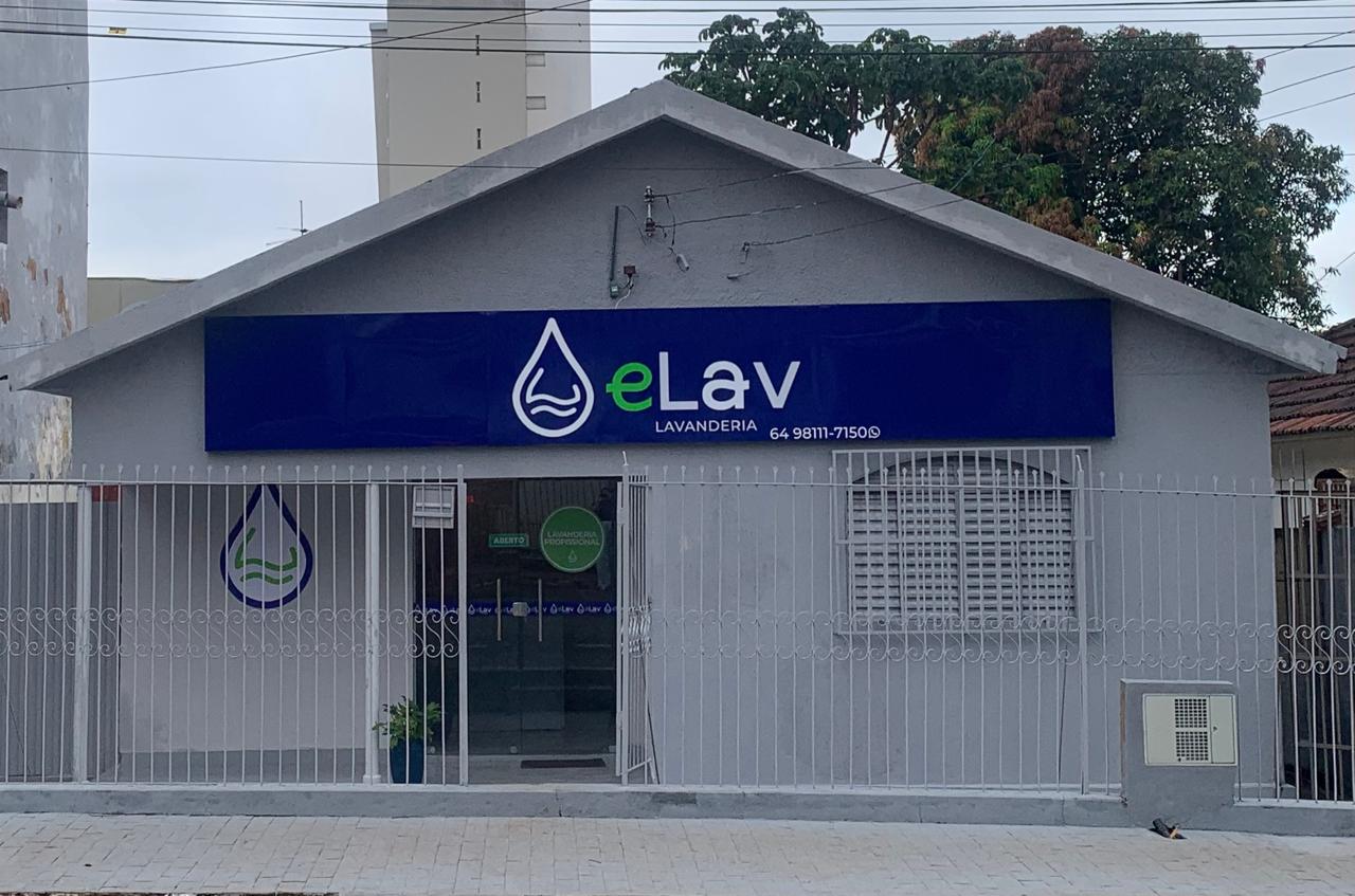 Logotipo da eLav Lavanderia Rio Verde em Rio Verde - GO