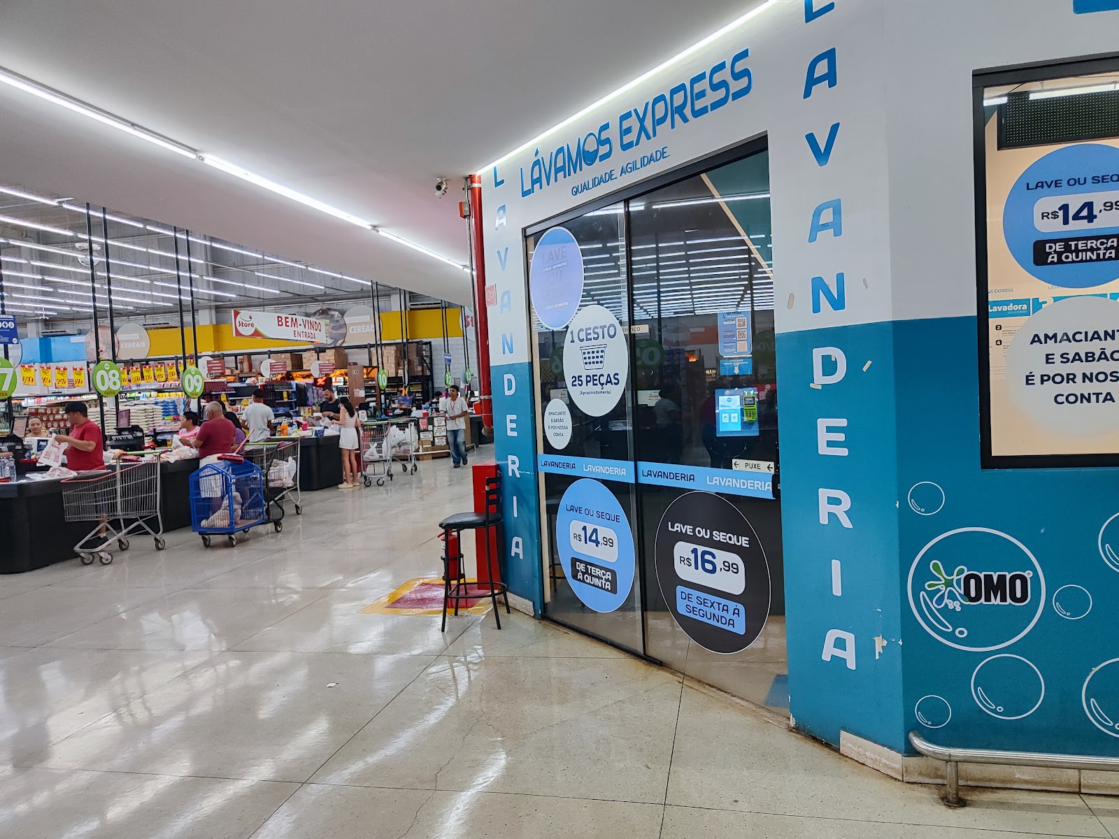 Logotipo da Lavanderia de Autoatendimento Rio Verde - Lávamos Express. em Rio Verde - GO