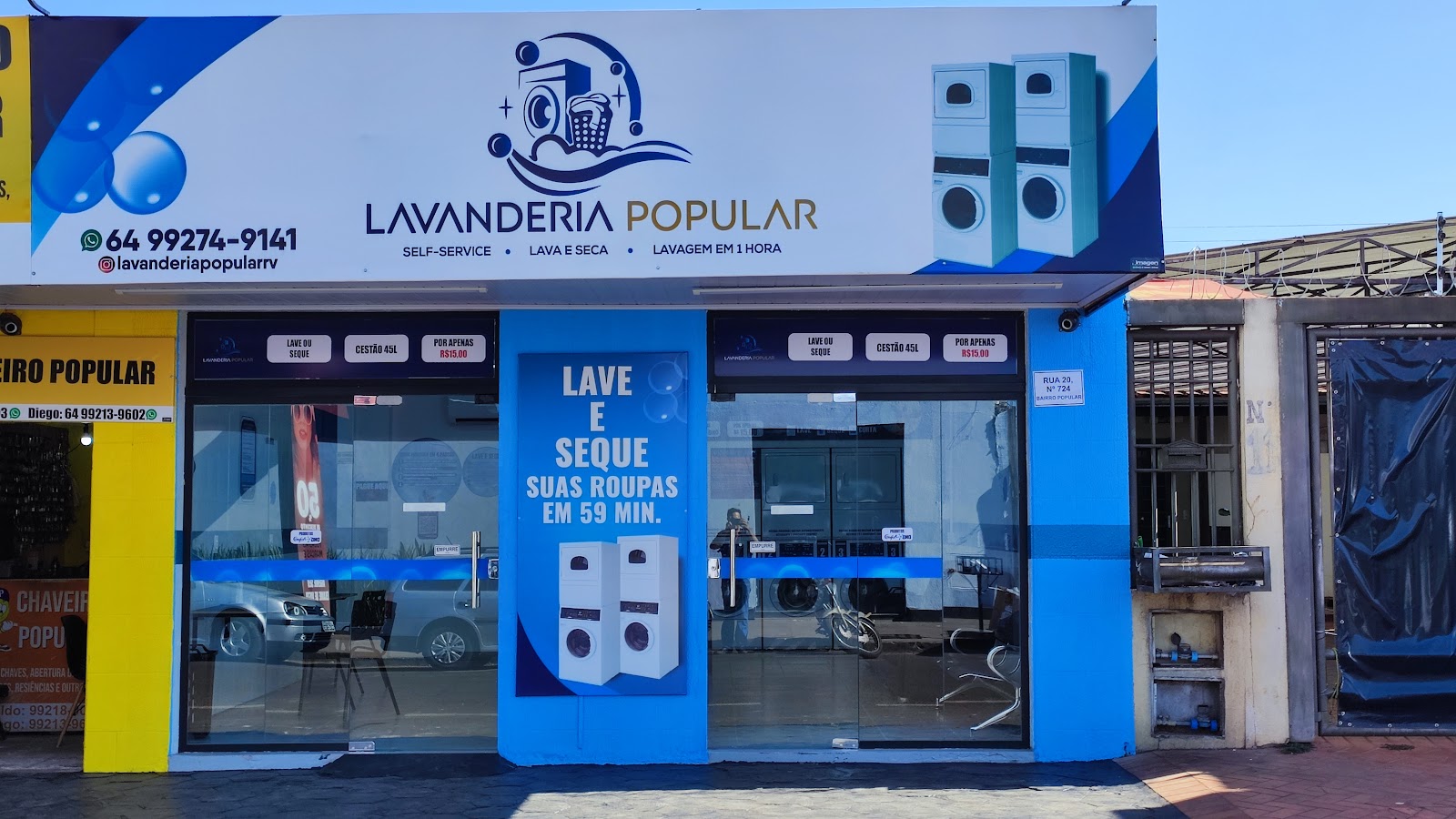 Logotipo da Lavanderia Popular em Rio Verde - GO