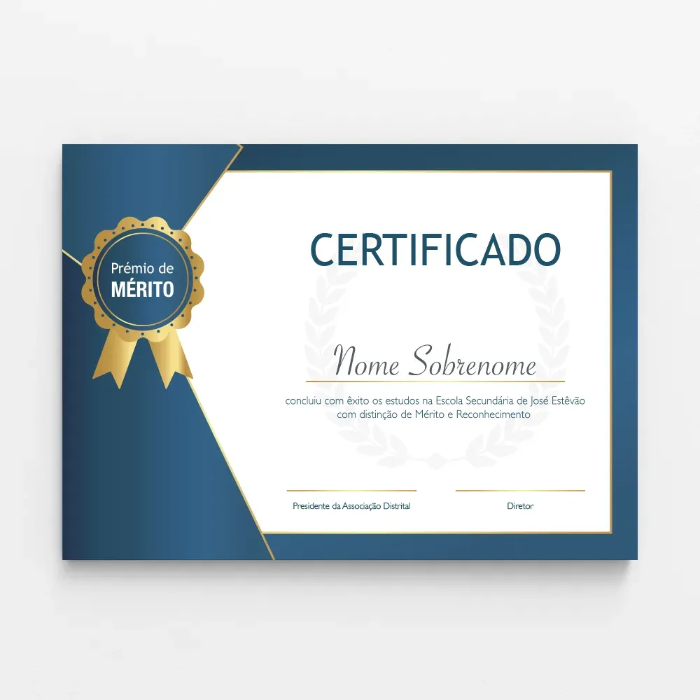 Impressão de Certificados